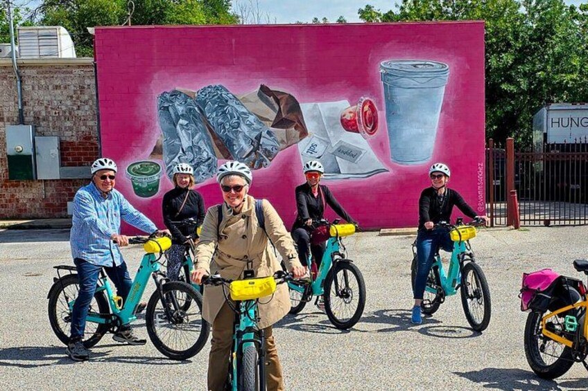 San Antonio Foodie Tour with Puffy Tacos and Murals by E Bike 1