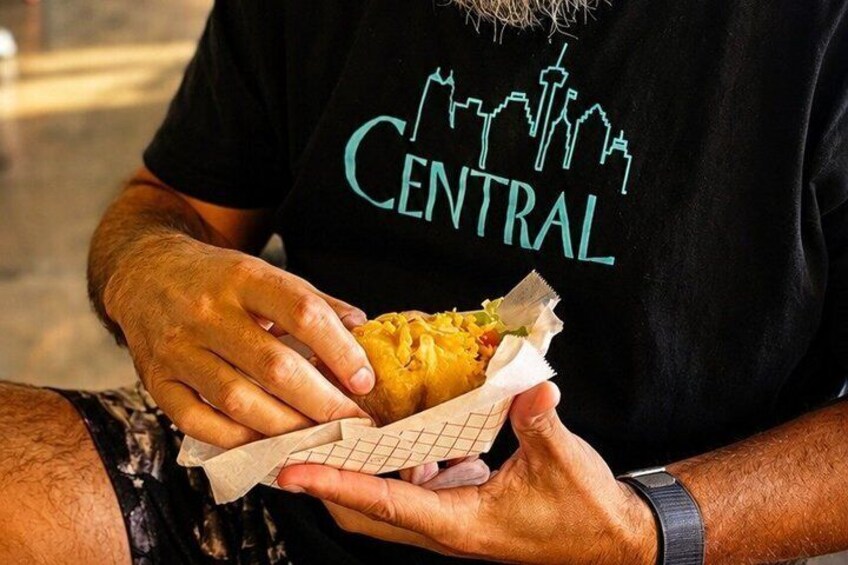 San Antonio Foodie Tour with Puffy Tacos and Murals by E Bike 4