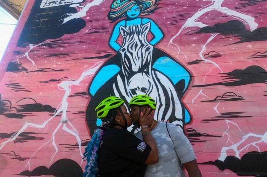 San Antonio Foodie Tour with Puffy Tacos and Murals by E Bike 4