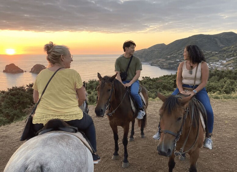 Picture 2 for Activity São Miguel: Sunset Horseback Ride with Mosteiros Views 4