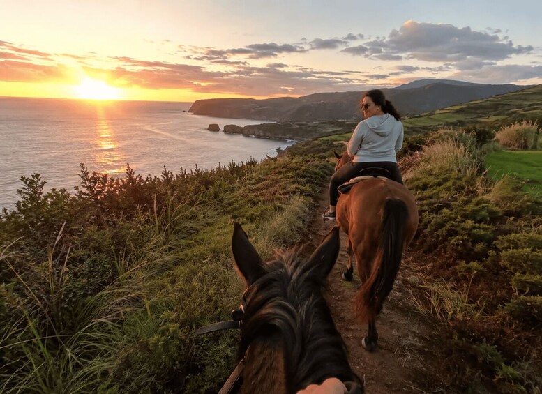Picture 4 for Activity São Miguel: Sunset Horseback Ride with Mosteiros Views 2