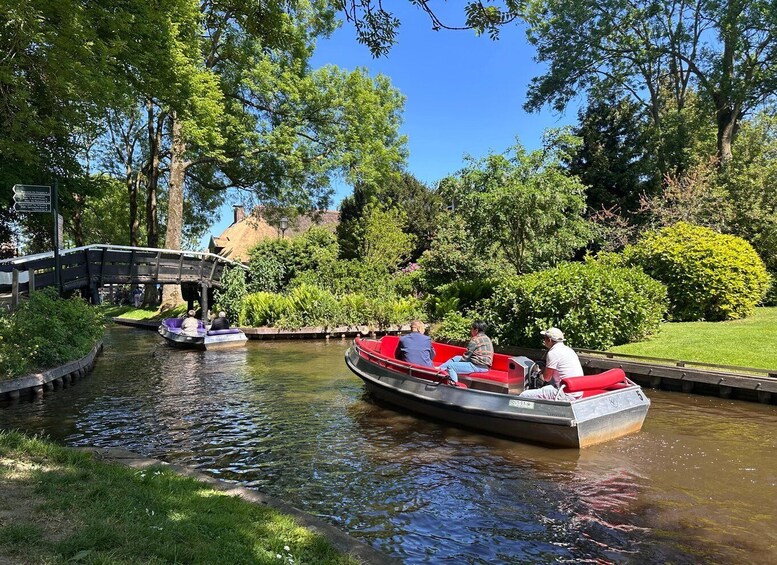Picture 1 for Activity Giethoorn Day Trip from Amsterdam with Self-Drive Boat 3
