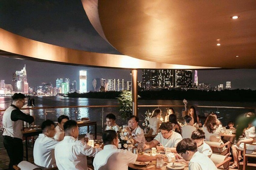Ho Chi Minh City Icon Saigon Luxury Sunset and Dinner Cruise 3