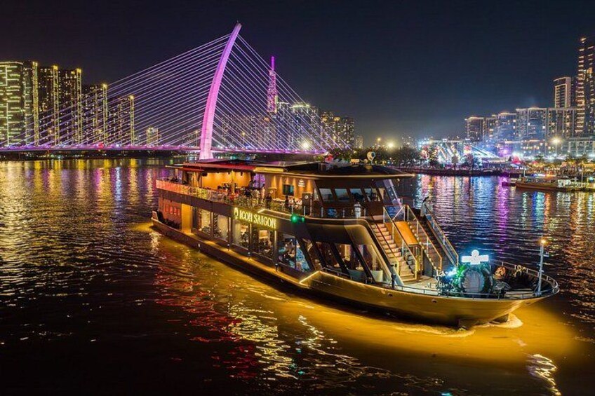 Ho Chi Minh City Icon Saigon Luxury Sunset and Dinner Cruise 1