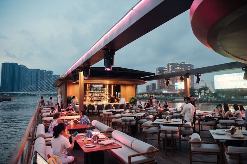 Ho Chi Minh City Icon Saigon Luxury Sunset and Dinner Cruise 4