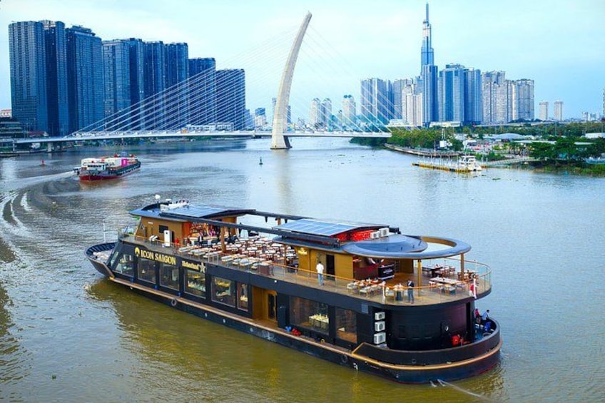 Ho Chi Minh City Icon Saigon Luxury Sunset and Dinner Cruise 2