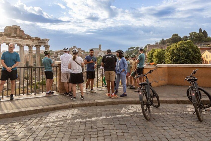 Rome E-Bike Tour with Food & Wine Tasting In Archaeological Site 4