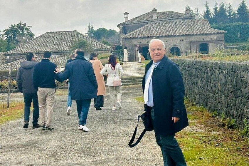 VIP tour of Etna craters wine tasting and lunch in the cellar 5