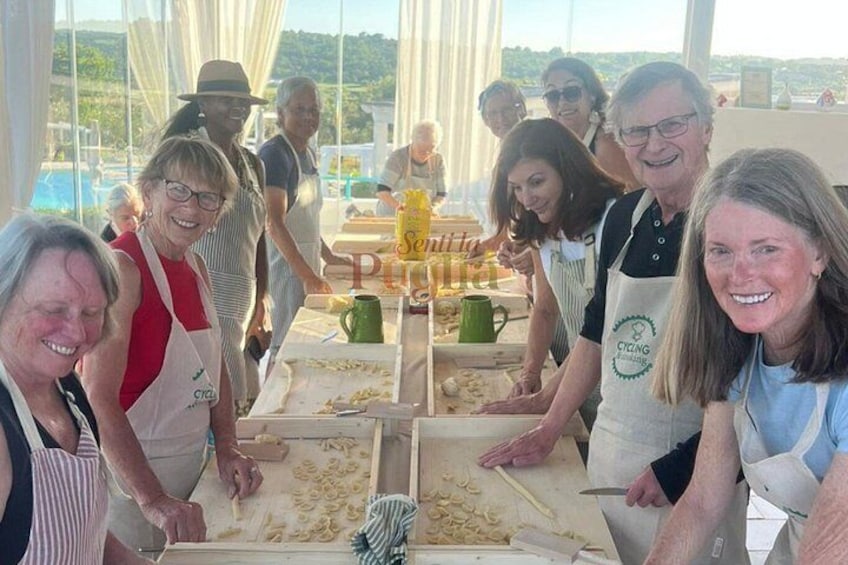 Orecchiette Cooking Class with Apulian Dinner and Wine 3