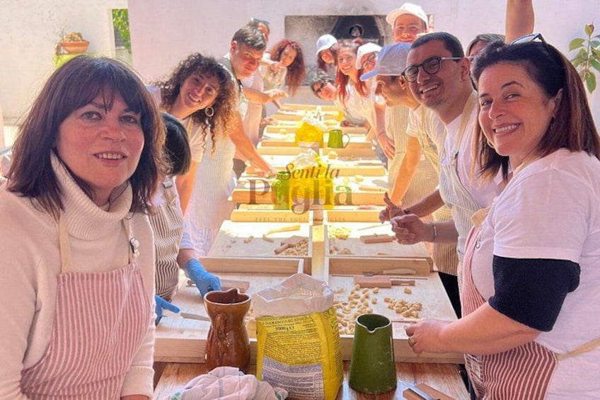 Orecchiette Cooking Class with Apulian Dinner and Wine 2