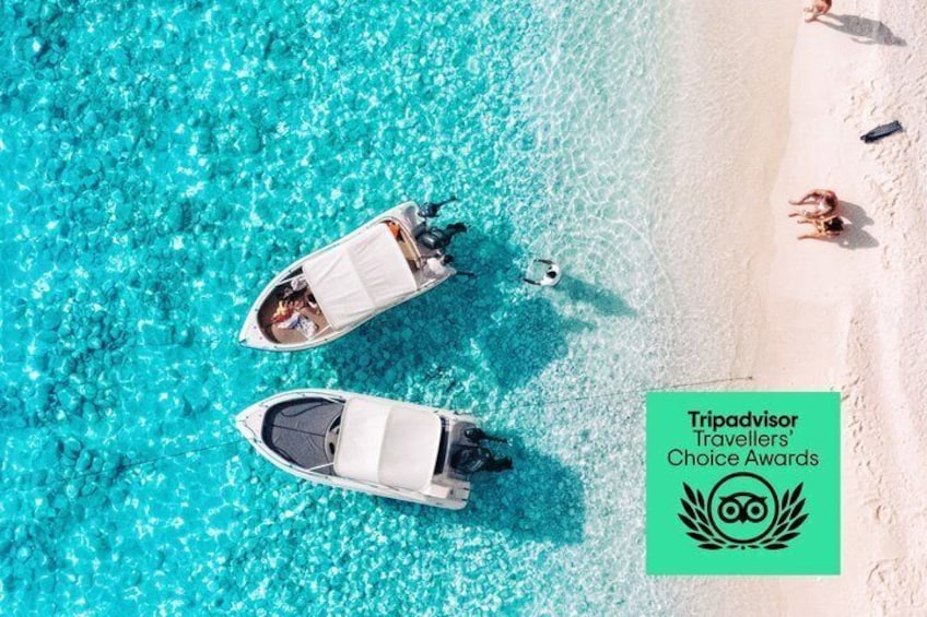 Zante Private Boat Deluxe: 3hr Myzithres, Caves, Piscines (max9) 1
