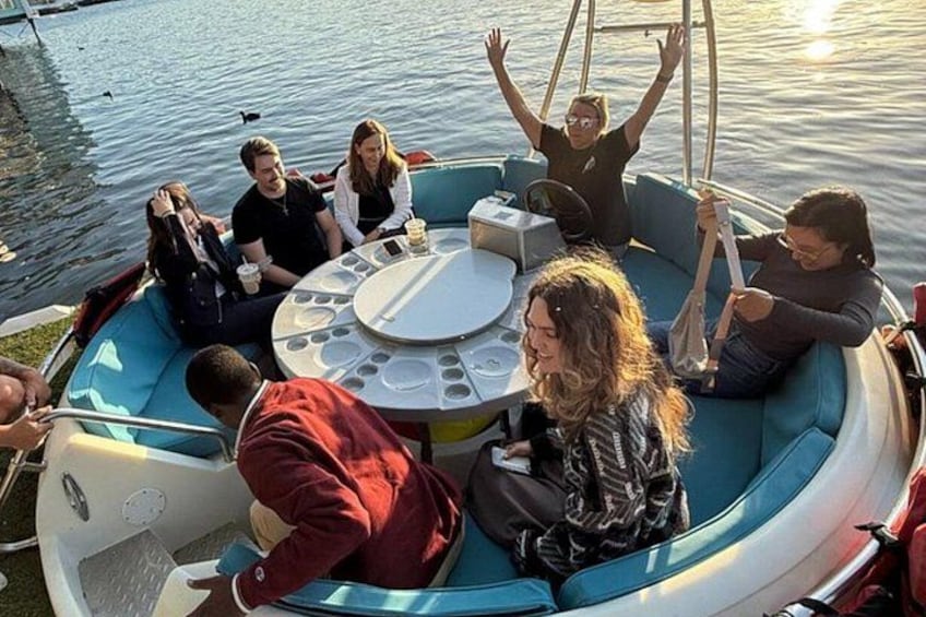 Donut Boat- Self Captained -All Electric 3