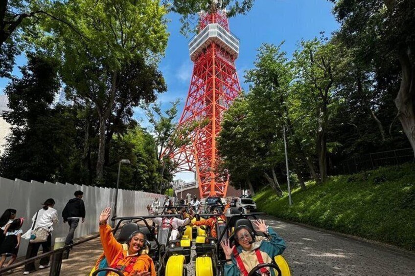 Shibuya Go Kart Tour Shibuya Crossing and Tokyo Tower 4