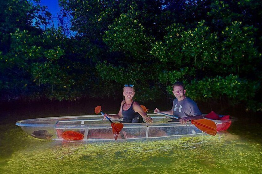 Night Glow Clear Kayak Adventure in Anna Maria Island 5