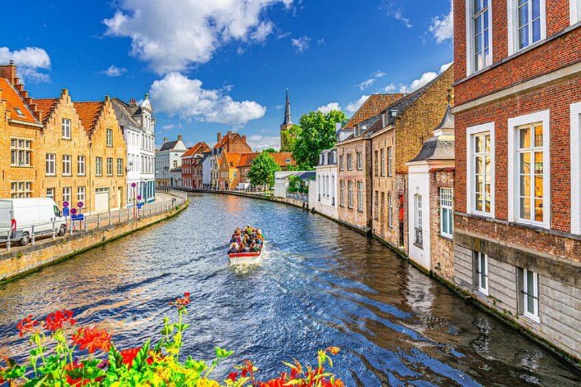 Bruges and Ghent by small group train with boat ride 1
