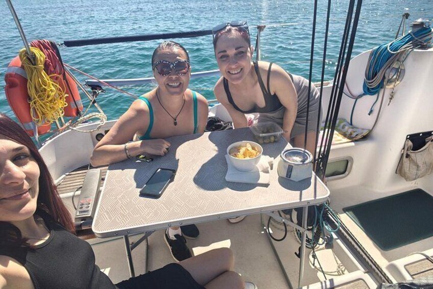 Sailing tour at the Poetto 2