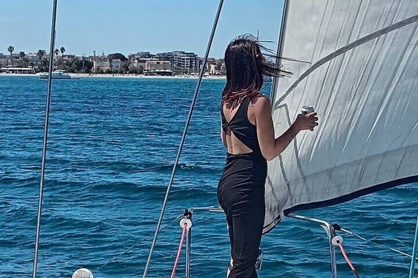 Sailing tour at the Poetto 5