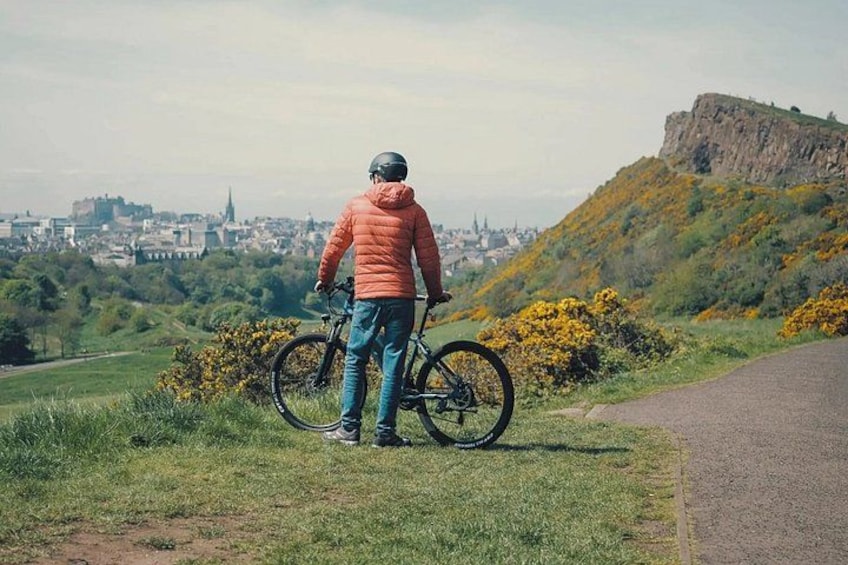 Arthur Seat and Vertical Distillery E Bike Tour Small Group 1