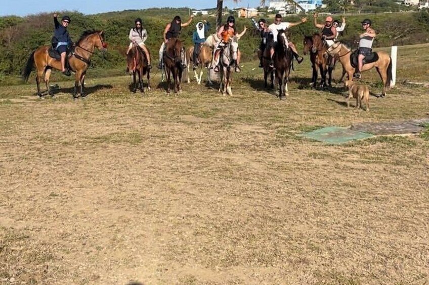 Horseback Riding on Vieques Beach 2