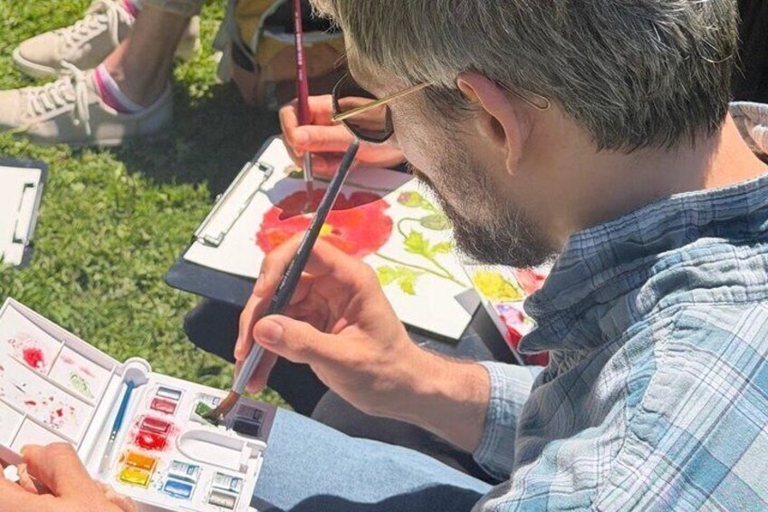 Paint San Francisco: Golden Gate Bridge Watercolor Experience 3