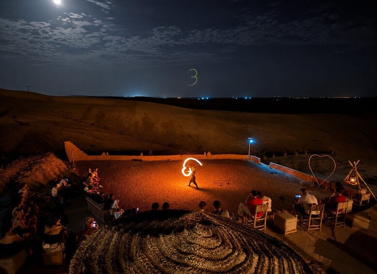 Picture 15 for Activity Agafay Desert Sunset Dinner,Show & Stargazing under the sky 2