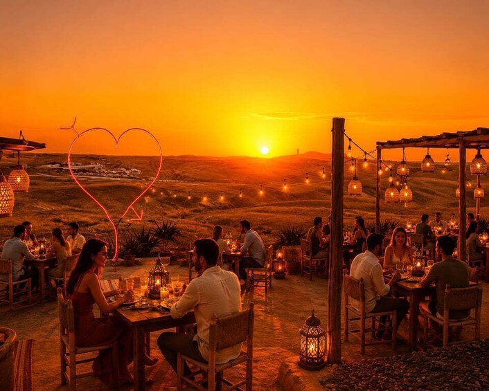 Picture 19 for Activity Agafay Desert Sunset Dinner,Show & Stargazing under the sky 3