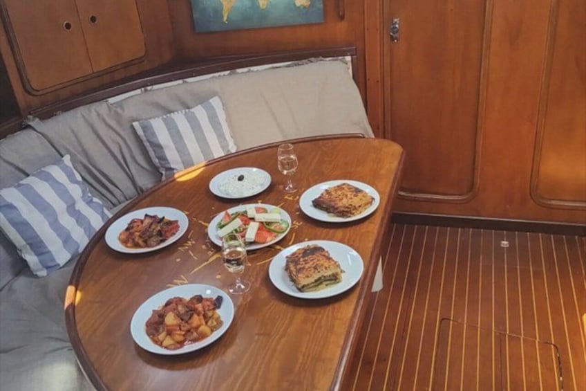 Private Milos Sailing Cruise to Kleftiko with Lunch and Swimming 3