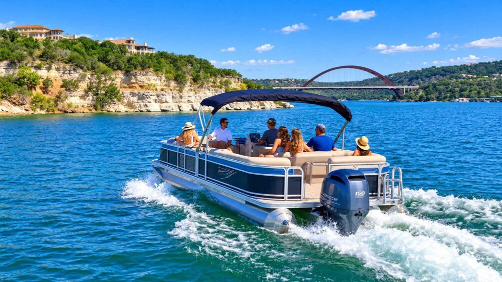 Austin: Lake Travis Guided Boat Tour with BBQ & Swimming 1
