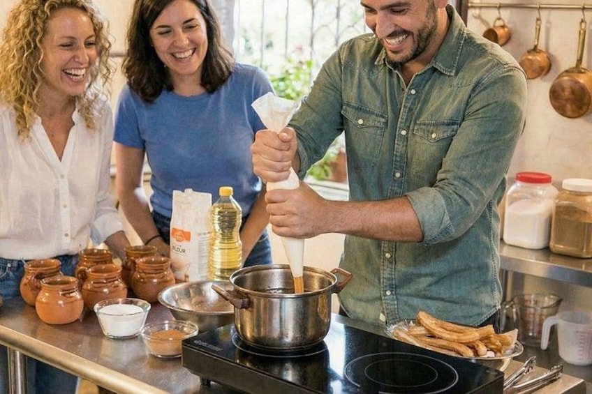Delight in Churro and Chocolate Making 5