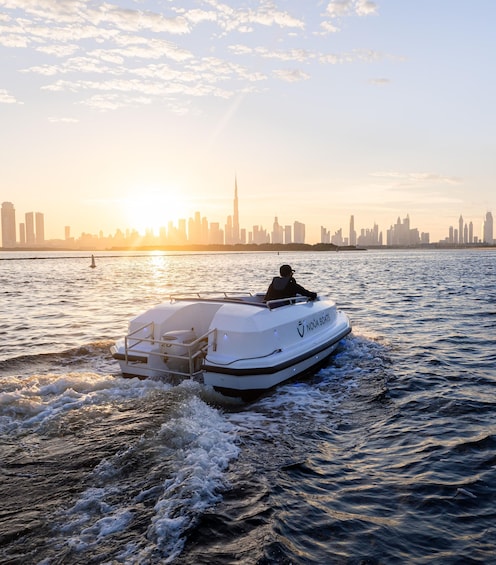 Dubai: Self-Drive Boat Tour in Creek Harbour - 5 Pax 1