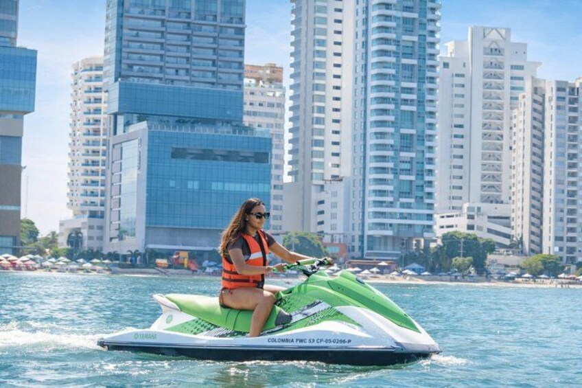 Cartagena Jet Ski Adventure with Optional Drone Video 5