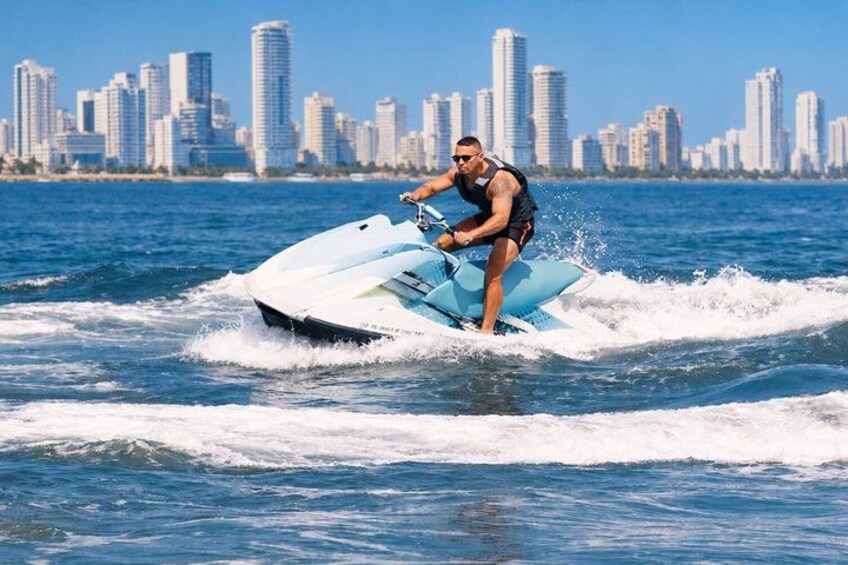 Cartagena Jet Ski Adventure with Optional Drone Video 1