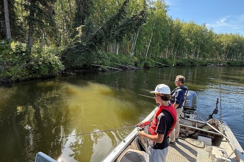 Guided Fishing Adventure On The Chena River By Boat 5