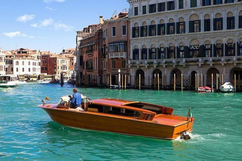 Venice Private Water Taxi from your Hotel to Santa Lucia Station 1