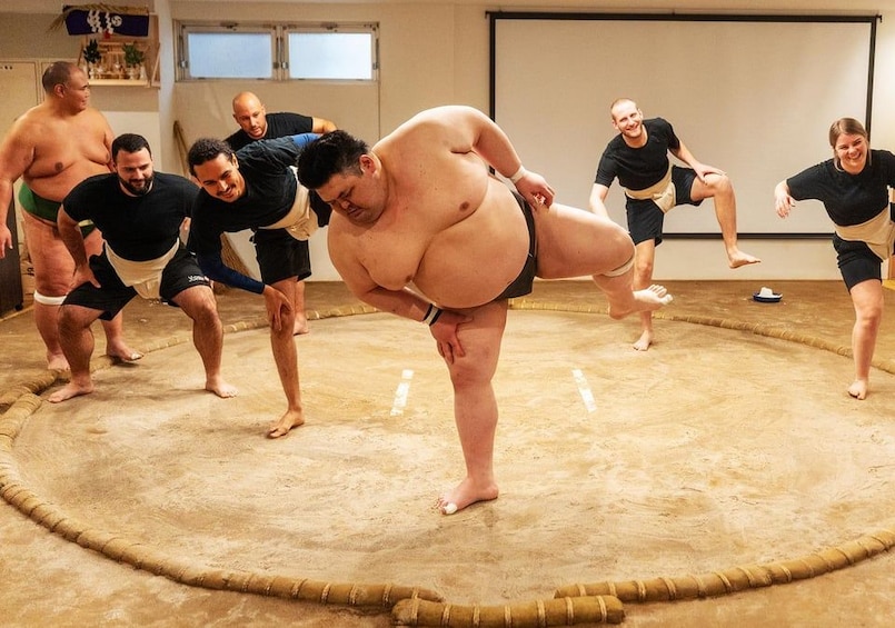 Picture 2 for Activity Osaka: Sumo Experience with Live Show & Audience Challenge 4