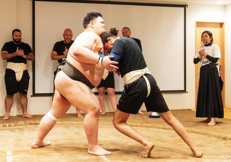 Picture 2 for Activity Osaka: Sumo Experience with Live Show & Audience Challenge 3