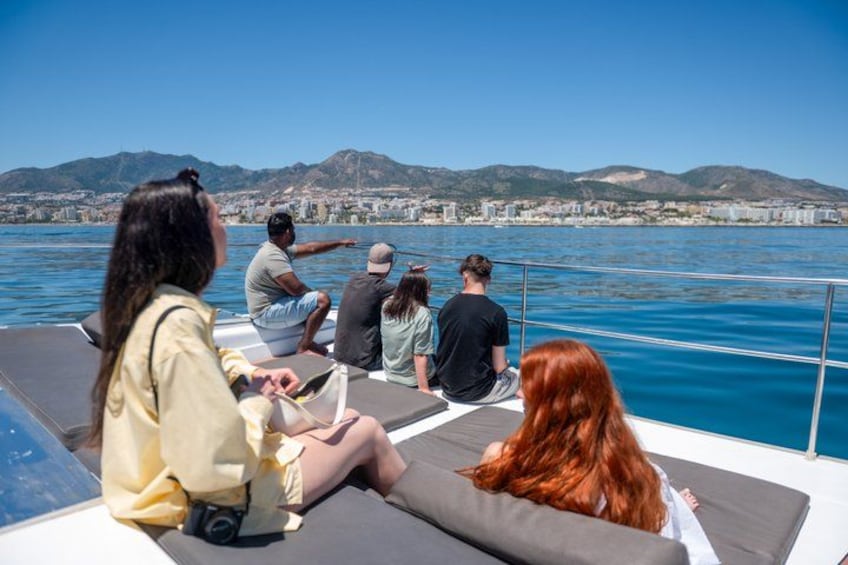 Benalmadena Catamaran : Dolphins, Tapas and Sea Baths 2hrs. 30min. 5