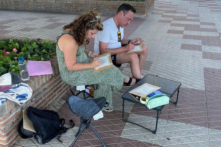 Tour and Drawing in Malaga. No previous experience 4