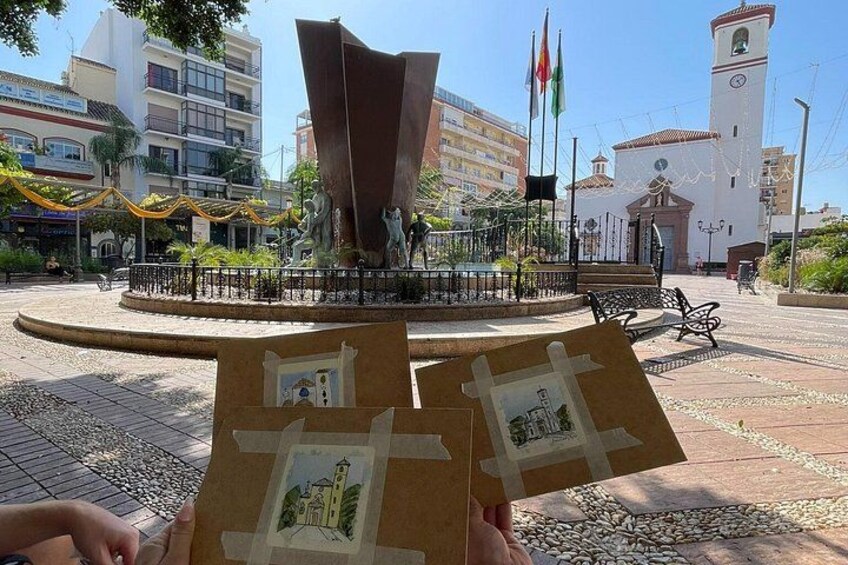 Tour and Drawing in Malaga. No previous experience 3