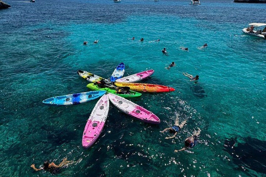 Kayaking and snorkeling in the Mondragó Natural Park in Mallorca 3