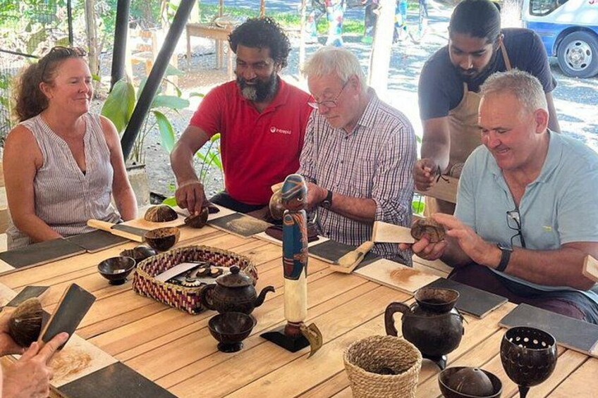 Hands-On Coconut Shell Bamboo Crafting Experience from Sigiriya 5
