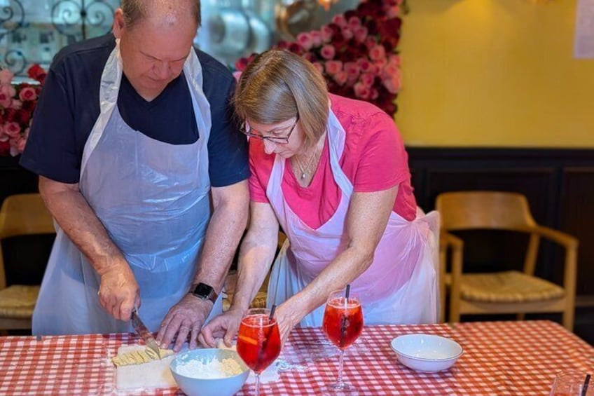 Make fresh pasta and Venetian Spritz 2