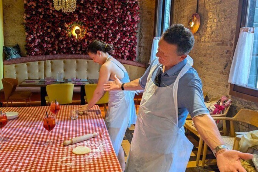 Make fresh pasta and Venetian Spritz 3