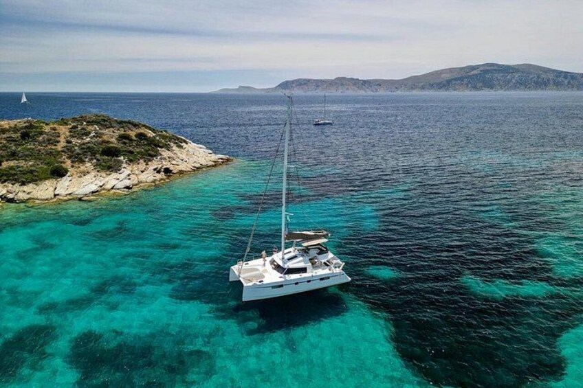 Athens Riviera Catamaran Cruise with Lunch and Drinks 1