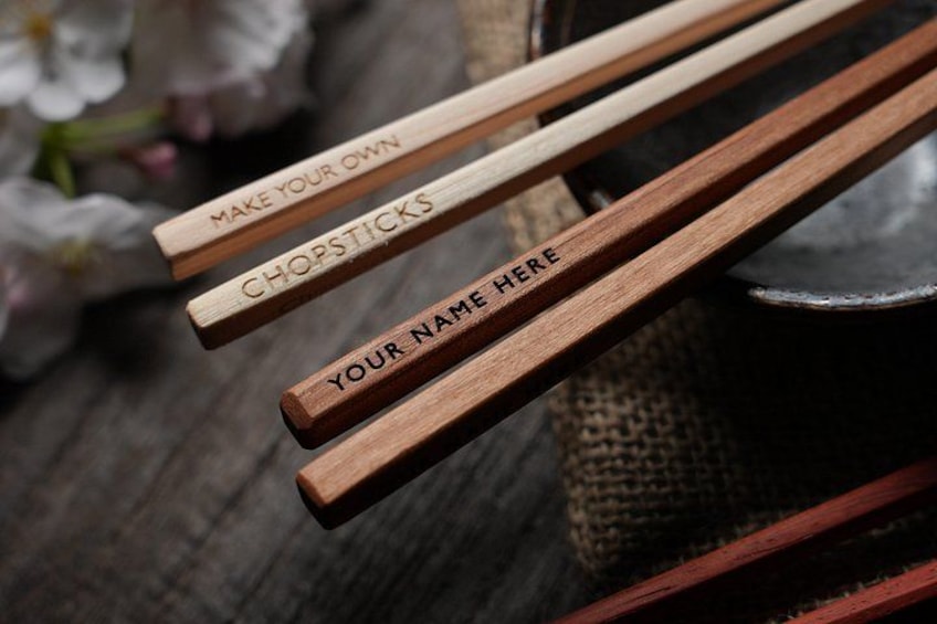 Tokyo: Make Your Own Chopsticks Shibuya 3