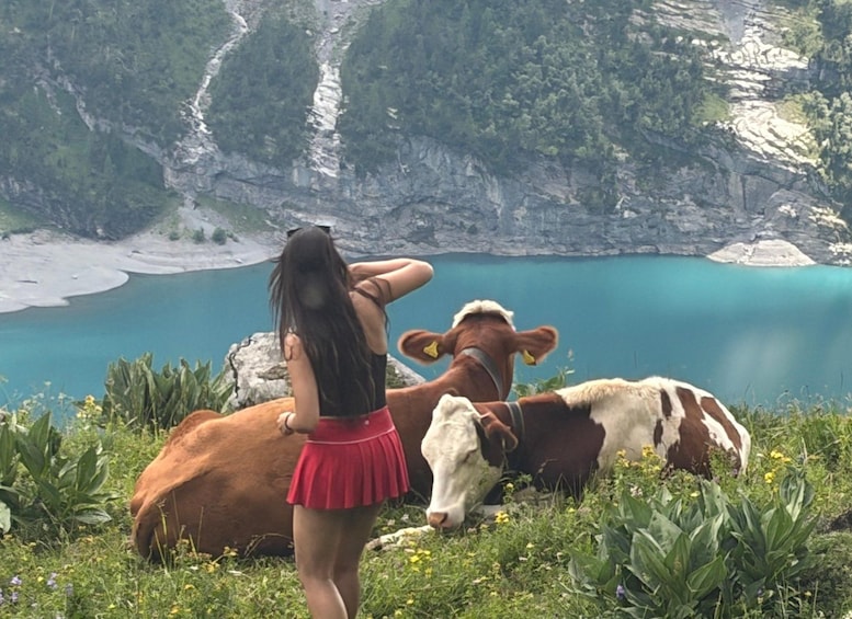 Picture 38 for Activity Kandersteg: Oeschinensee Panorama Hike with a Swiss Athlete 2