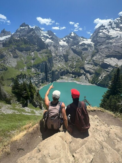 Picture 41 for Activity Kandersteg: Oeschinensee Panorama Hike with a Swiss Athlete 5