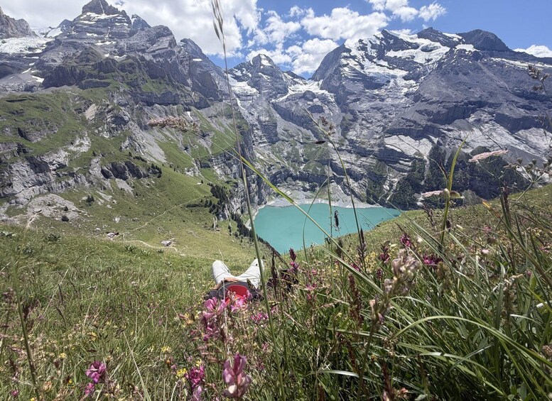Picture 18 for Activity Kandersteg: Oeschinensee Panorama Hike with a Swiss Athlete 3