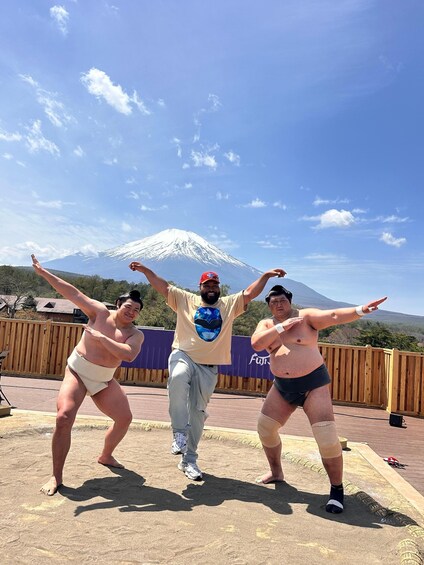 Picture 6 for Activity Mt Fuji Sumo | Photo with Wrestlers, Family & VIP, Yamanaka 4