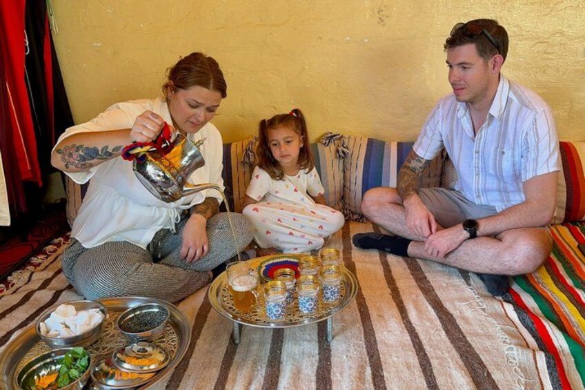 Make Msemen and Harcha Amlou and Tea with a Local Family in Rabat 3